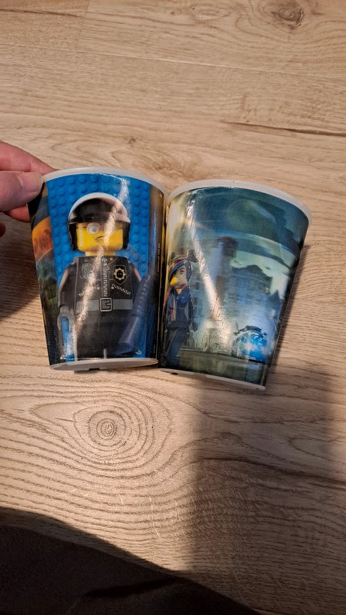 Lot de 2 gobelets 3D Lego - photo numéro 2