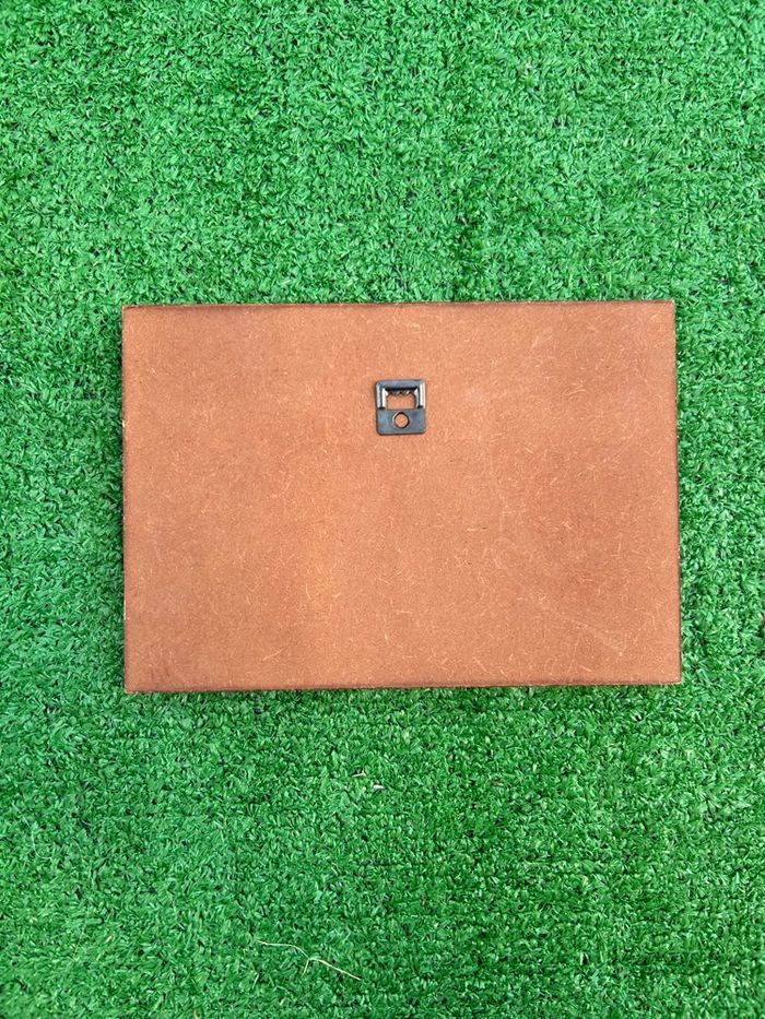 Plaque déco vintage ARTHUR A. KAPLAN 1993 – bois 18 x 12,5 cm – ferme américaine - photo numéro 3