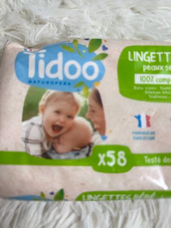 Paquet de lingette Tidoo