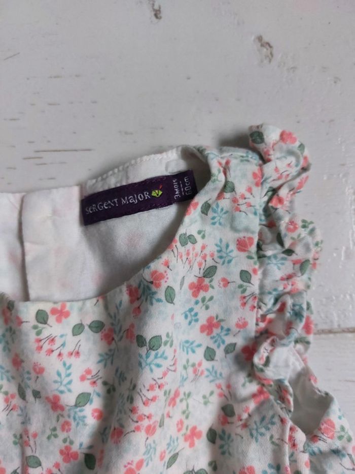 Robe à fleurs Sergent Major Taille 3 mois - photo numéro 3