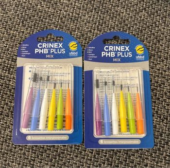 Lot de 2 boîtes de Brossette interdentaires crinex multi taille