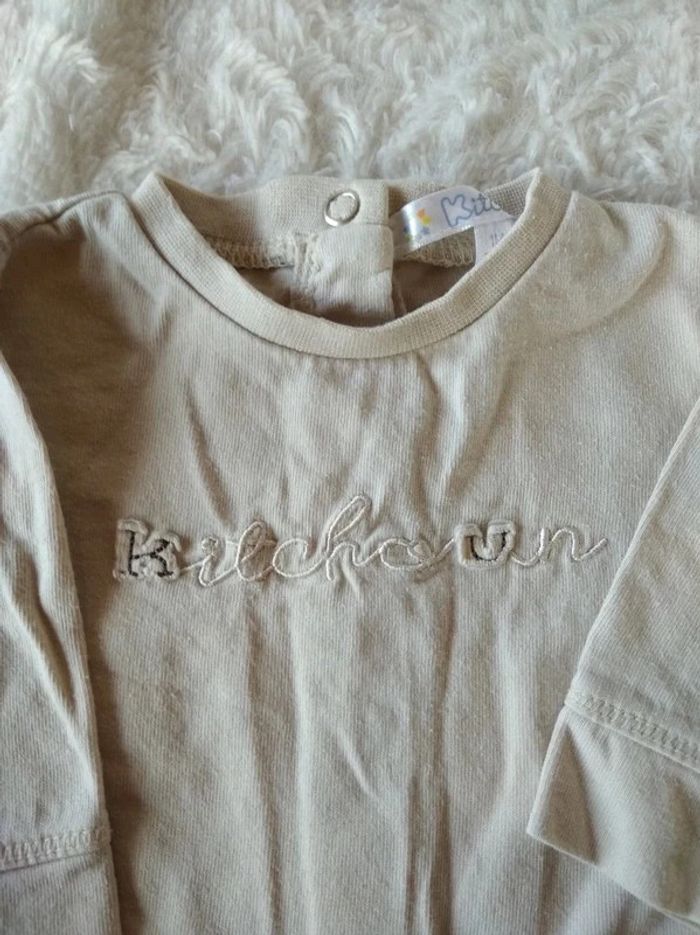 Ensemble (tee shirt + pantalon jeans) Garçon 1 mois Kitchoun 100% coton - photo numéro 5