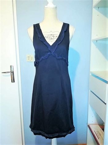 Robe Vero Moda avec volants, décolleté en V, taille 38, Neuve avec étiquette