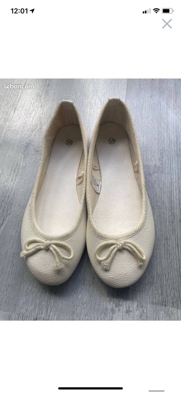 Ballerine blanche taille 35 - photo numéro 2