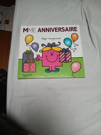 Livre Mme anniversaire