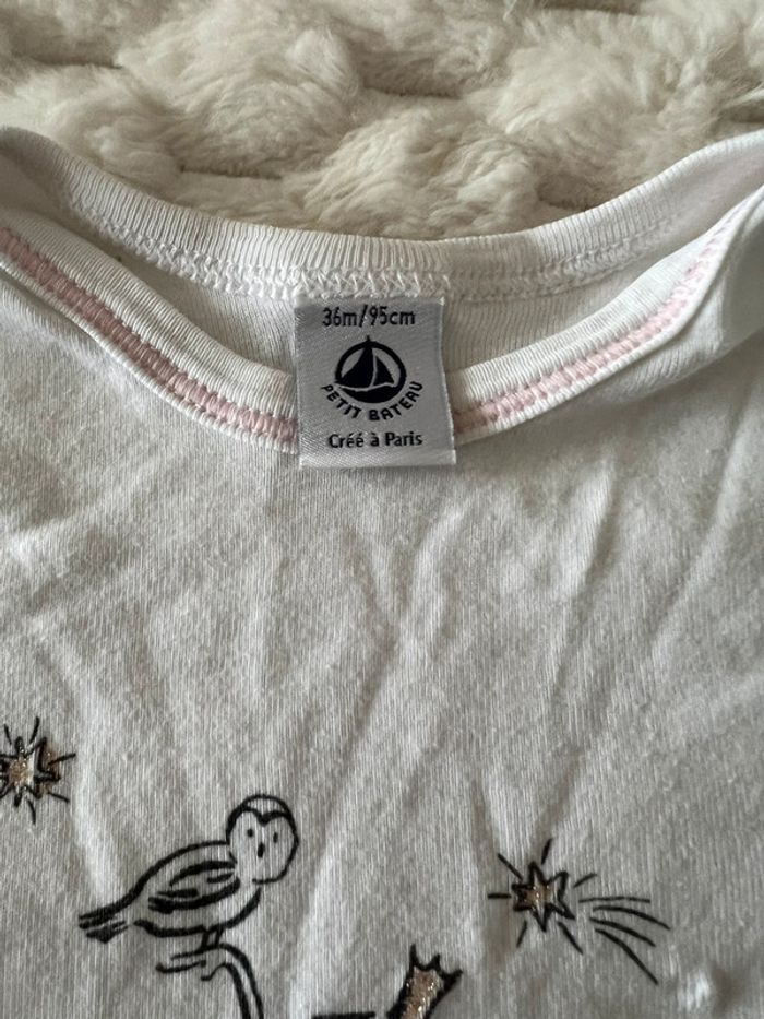 Body Petit Bateau fille 36M/95cm - photo numéro 3