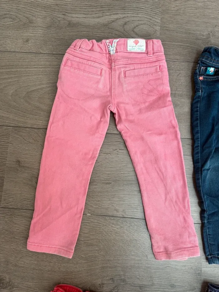 4 pantalons jean sergent major 2 ans - photo numéro 3