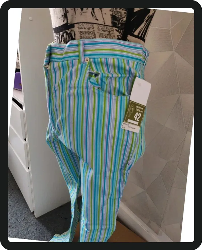 Pantalon a rayures - photo numéro 2