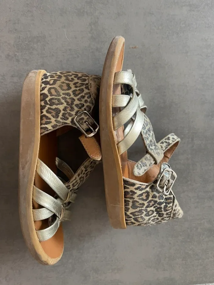 Sandales pom d’api léopard - photo numéro 4