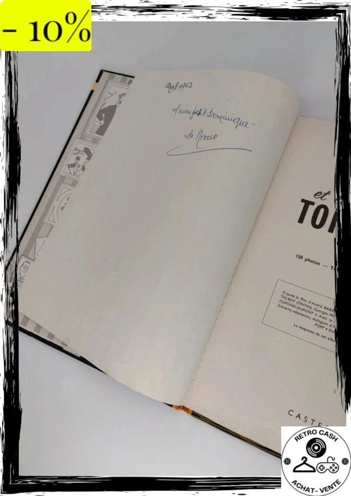 Tintin et le Mystère de la Toison d'Or - Edition 1962 - Hergé - BE - rare - photo numéro 8