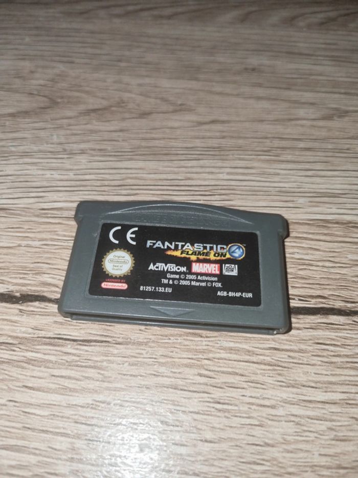 4 fantastic flame on nintendo gba gameboy advance en loose