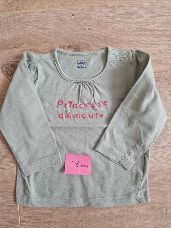 Lot t-shirt manches longues - photo numéro 2