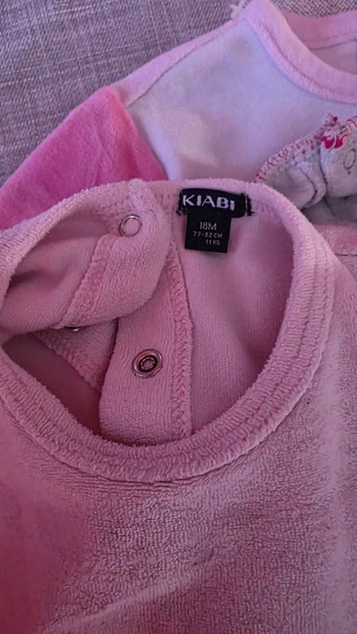 Lot 3 pyjamas 18 mois