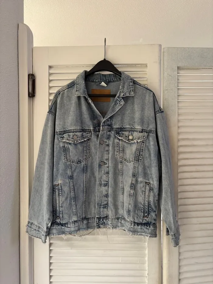 Veste en jean oversized