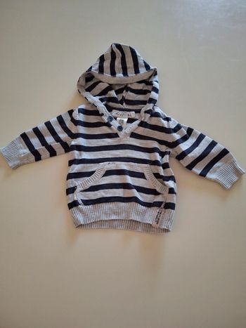 Pull à capuche bébé garçon