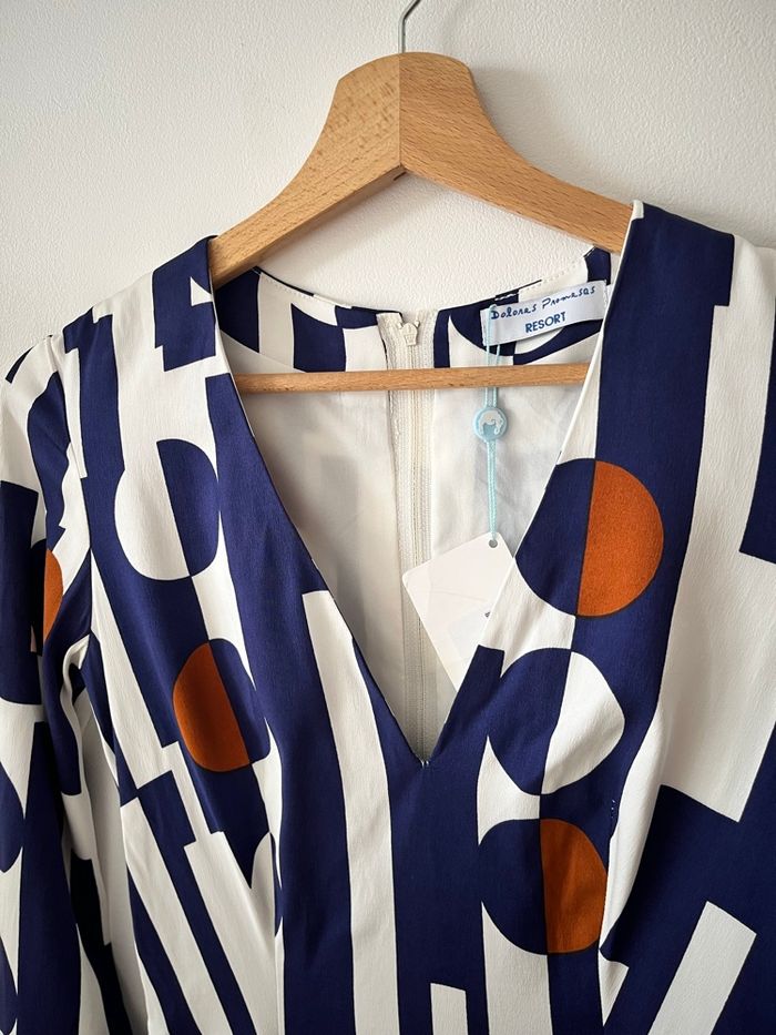 Robe midi imprimé géométrique - Dolorès Promesas - Taille 36 - photo numéro 3