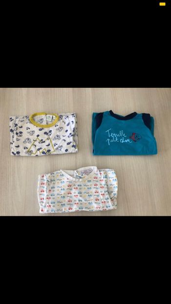 3 pyjamas légers 6 mois