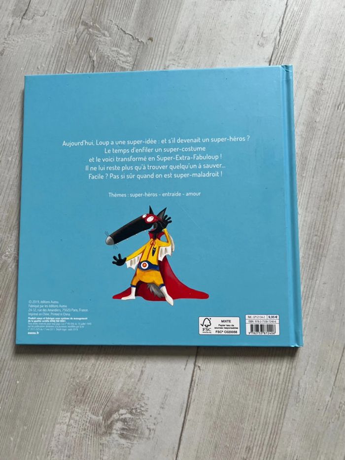 Livre le loup qui voulait être un super héros - photo numéro 4