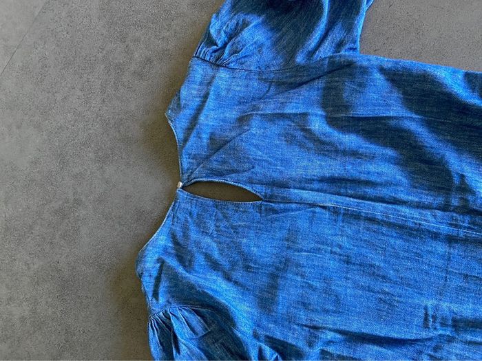 Robe courte en jeans taille 38 - photo numéro 2