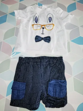 D2436 - ensemble garçon 6 mois