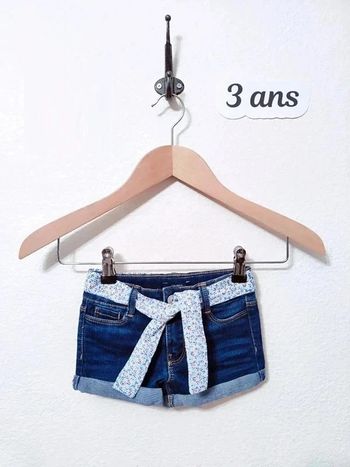Short Okaïdi fille taille 3 ans