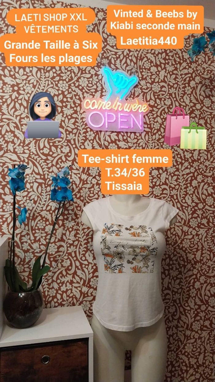 Tee-shirt fille T.34/36