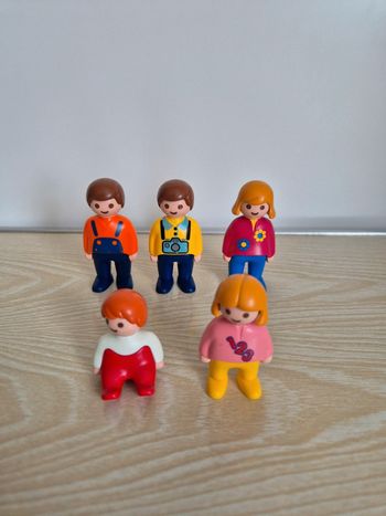 Lot 5 personnages playmobil 1.2.3