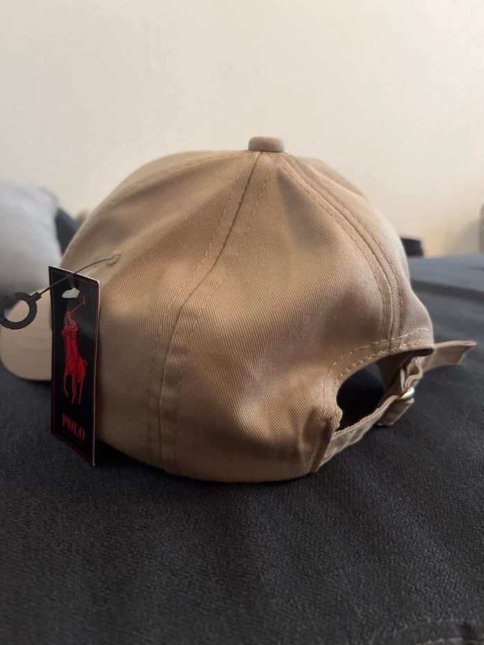Casquette Polo Ralph Lauren beige - photo numéro 3
