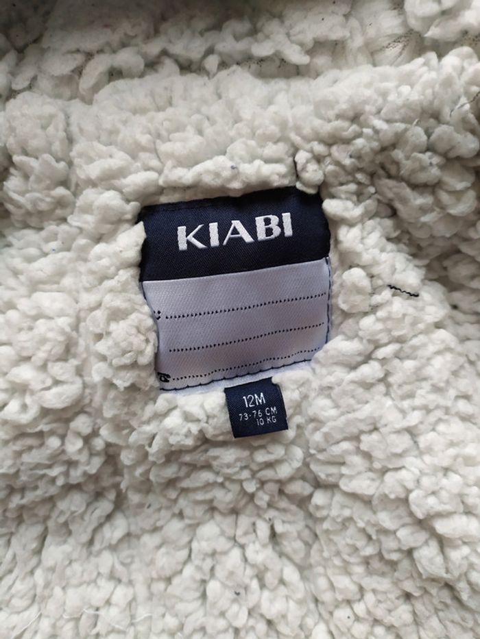 Manteau hiver kiabi bleu - photo numéro 3
