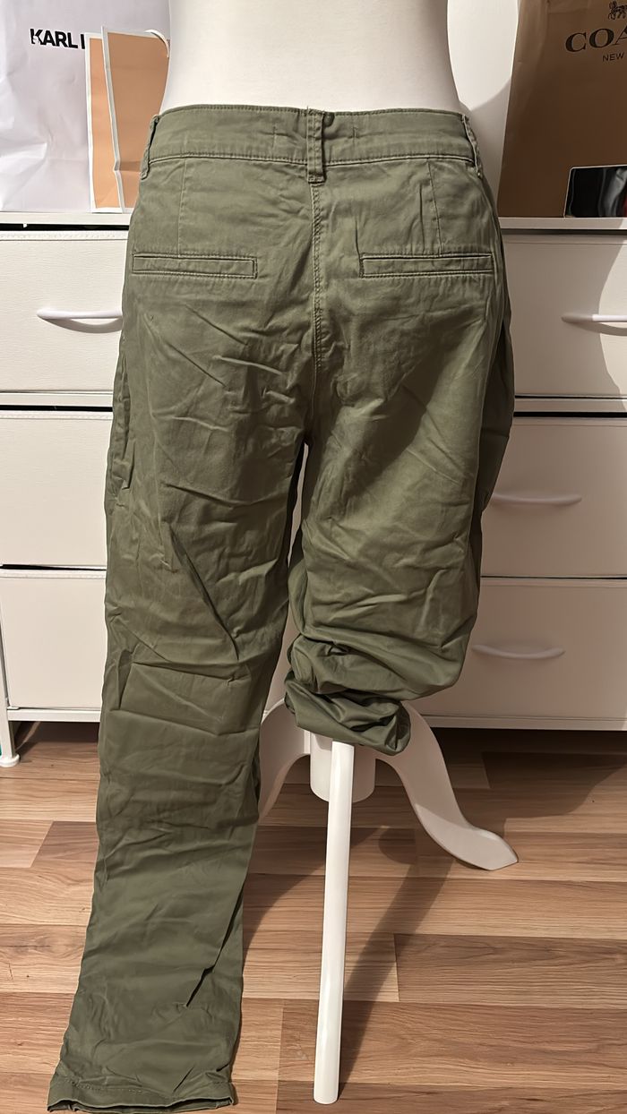 Pantalon droit kaki Promod T40 - photo numéro 2