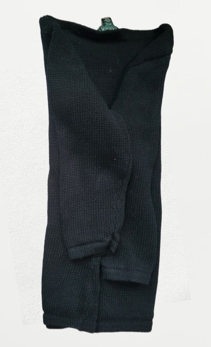 🖤 Pull femme Ralph Lauren – Noir – Manches 3/4 – 100 % coton – Taille M - photo numéro 4