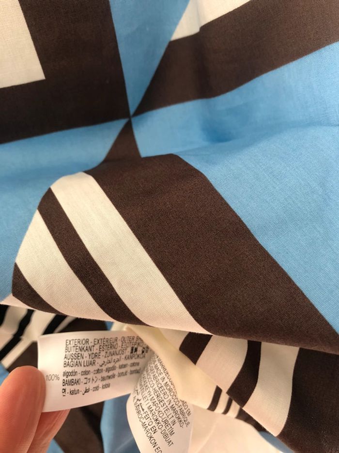 Superbe belle robe en popeline avec encolure halter dos nu Zara neuve avec étiquette taille XS - photo numéro 5