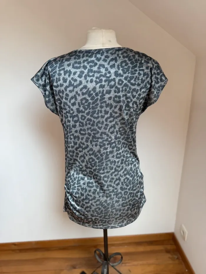 Belle blouse fluide léopard Morgan 🌸 L 40 - photo numéro 5