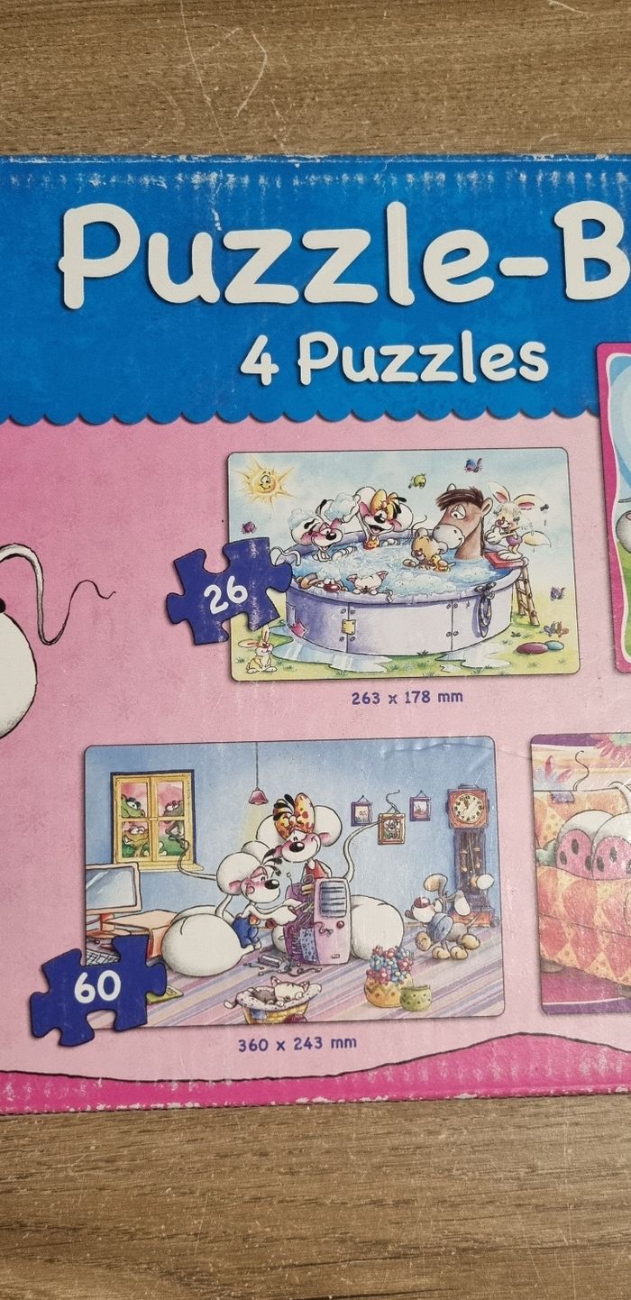 Puzzle box Diddl - 4 puzzles - photo numéro 4