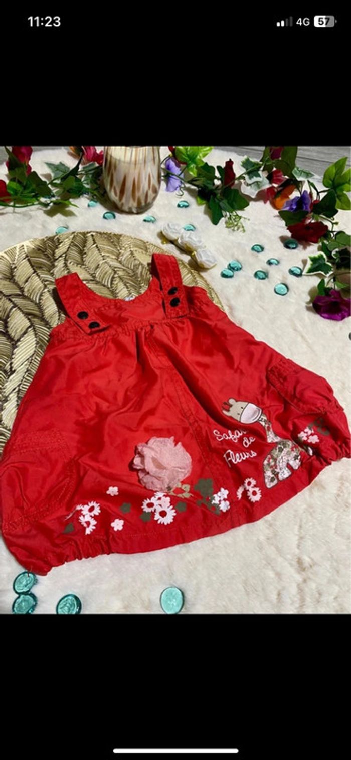 💫Lot 2 robes rouges 6 mois – Bébé fille – Très bon état💫 - photo numéro 7