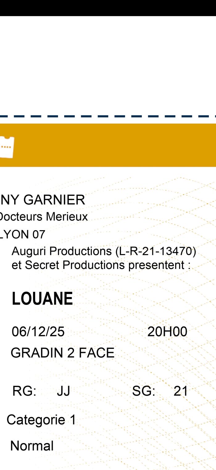 Places de concert - photo numéro 2