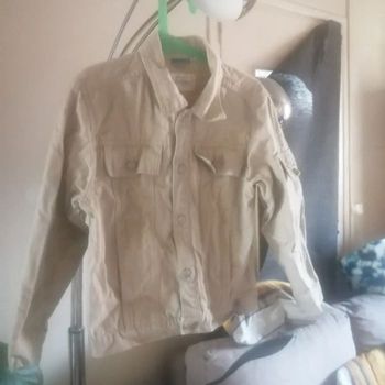 🌸Veste jean beige mixte Taille 8 ans "Tout compte fait" 🌸