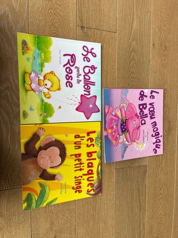 Lot de 3 livres enfants