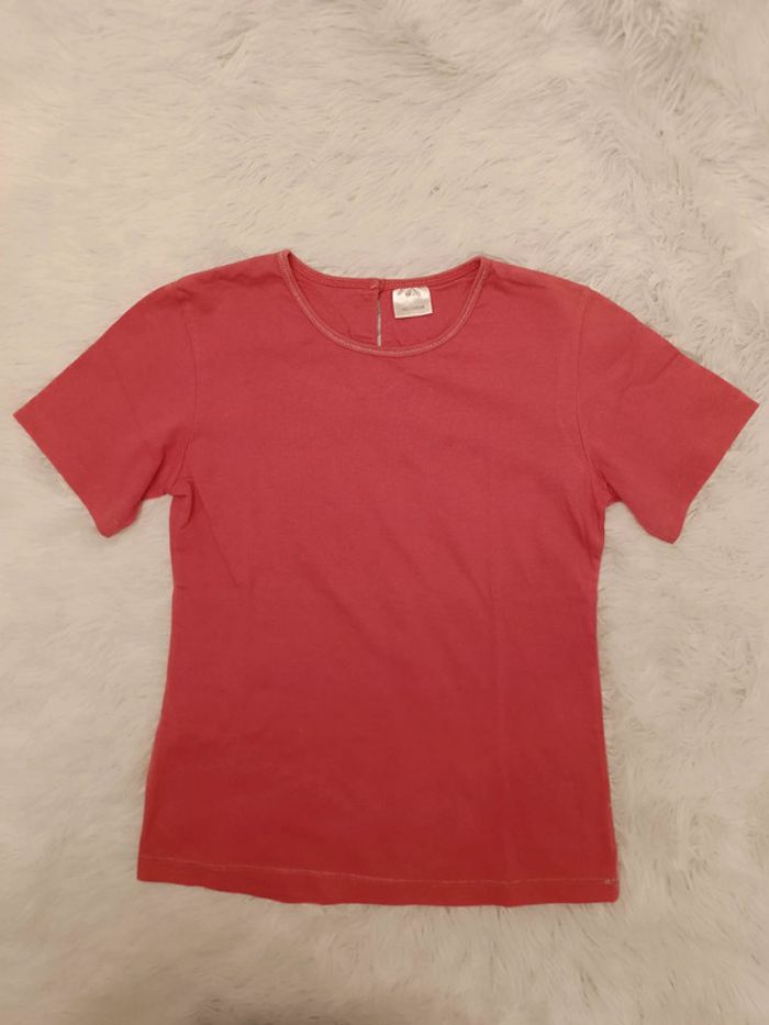 Tshirt manches courtes rose T. 14 ans - photo numéro 2