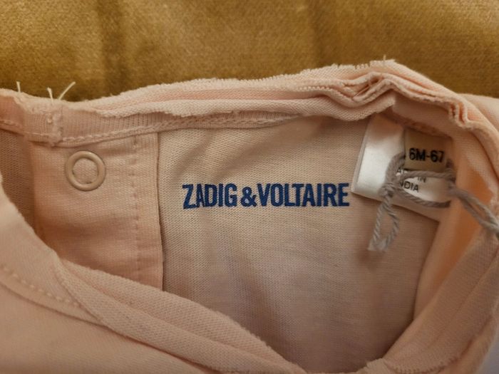 Superbe combinaison Combi-short 6 mois 67 cm Zadig et Voltaire neuf - photo numéro 4