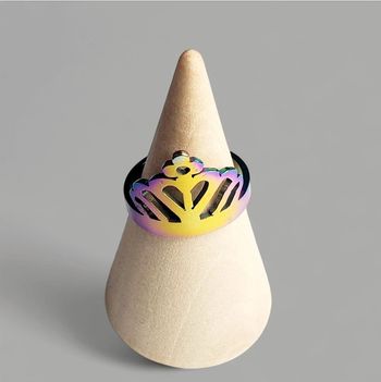 Bague couronne de princesse