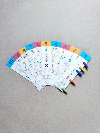 Bandelettes à compter + pinces