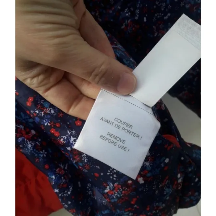 Blouson réversible femme avec fleurs violet et rouge taille 38 - photo numéro 10