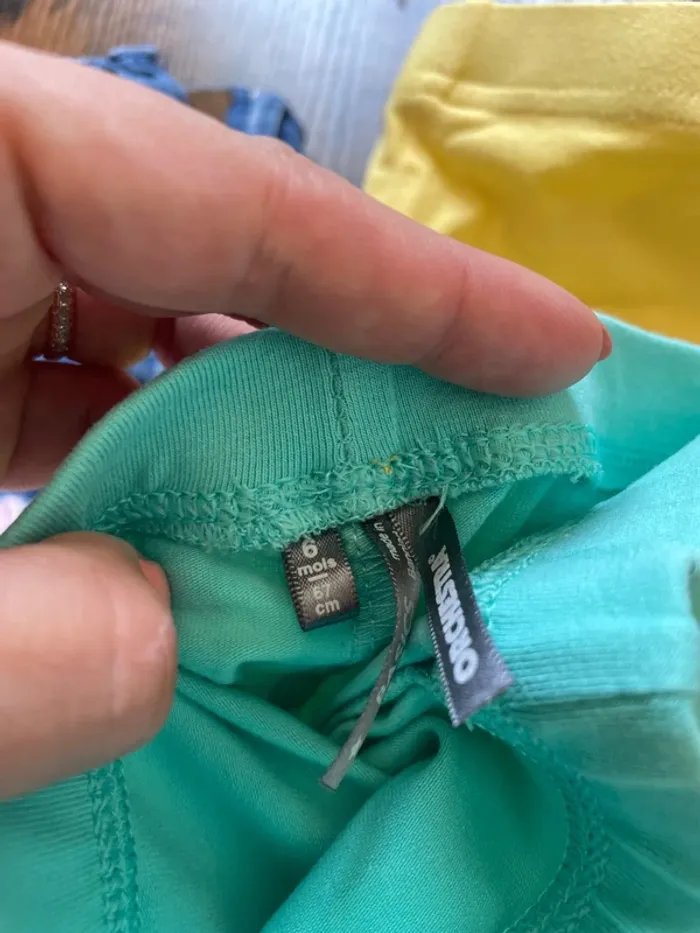 Lot de 12 pantalons bébé fille 6 mois - photo numéro 11