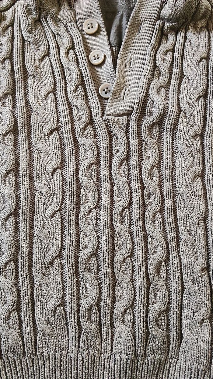 Pull marron à capuche 3 ans - photo numéro 3