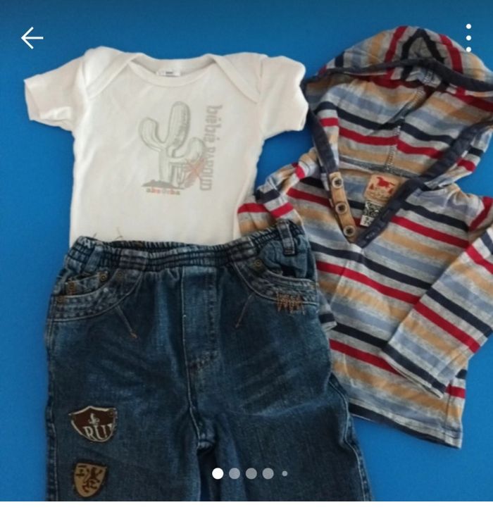 Lot vêtements garçon 9 mois - photo numéro 3