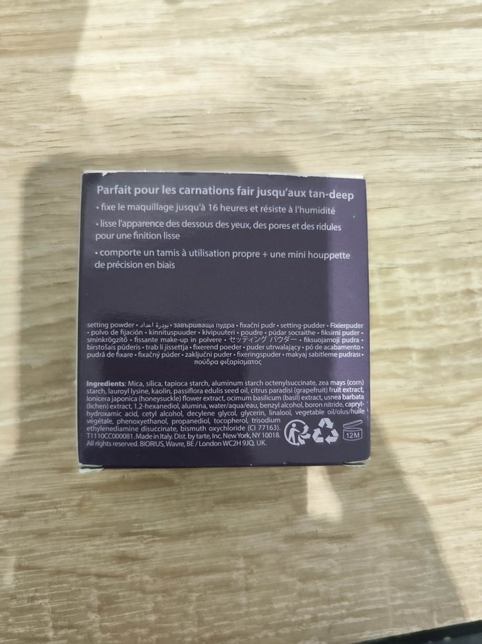 TARTE CREASELESS SETTING POWDER Neuve - photo numéro 2