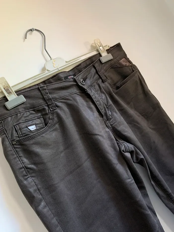 Pantalon slim marron Morgan taille 40 – Chic et élégant - photo numéro 2