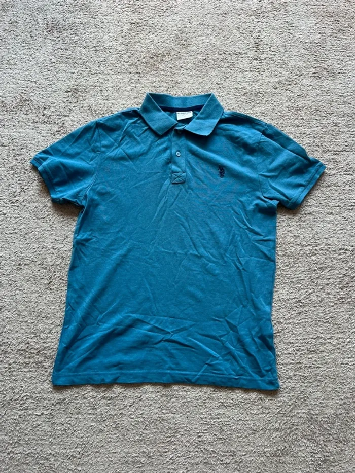 polo pour homme bleu taille M - photo numéro 4