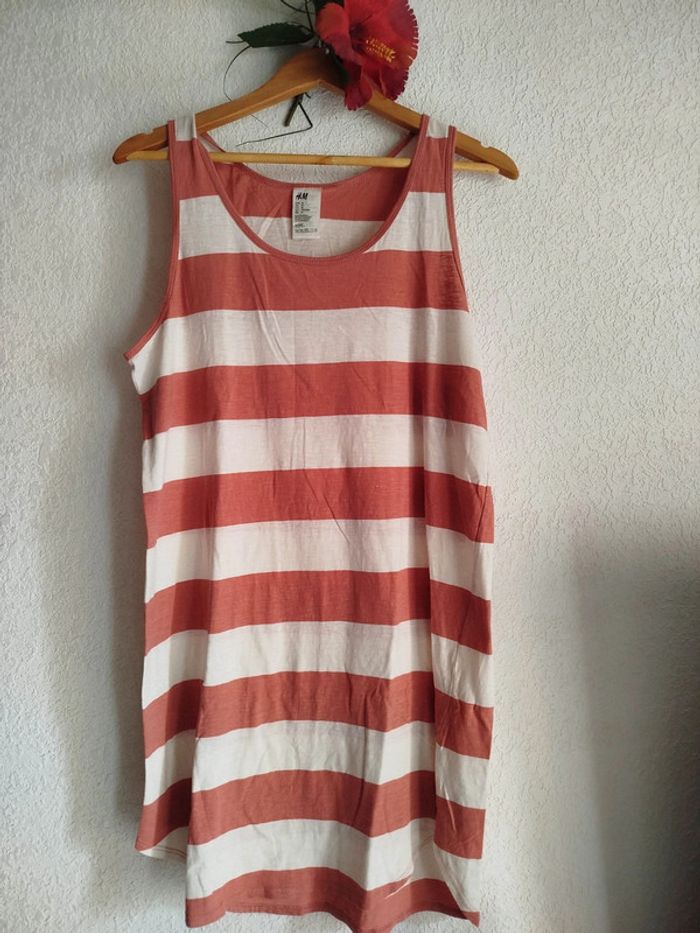 Robe simple ample décontracté vacances maison